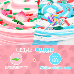 Fumeetplax fruit-themed slime with bright colors to spark imagination.