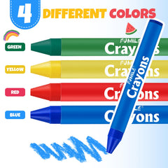Round-grip design favors little hands during drawing sessions.