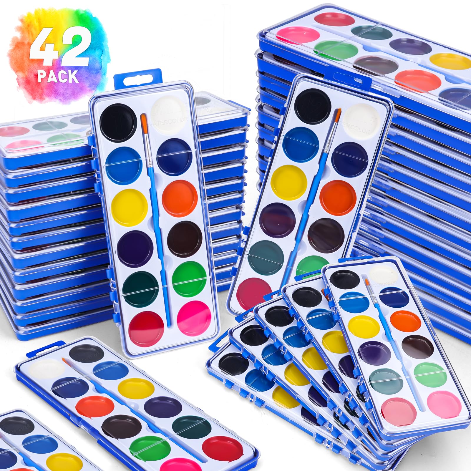 FUMILE travel-friendly watercolor set supports art on the go and classroom use.