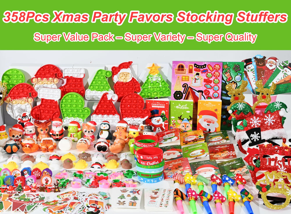 Fumogym bracelets, stamps, and rings set adds color to gifts and exchange prizes.