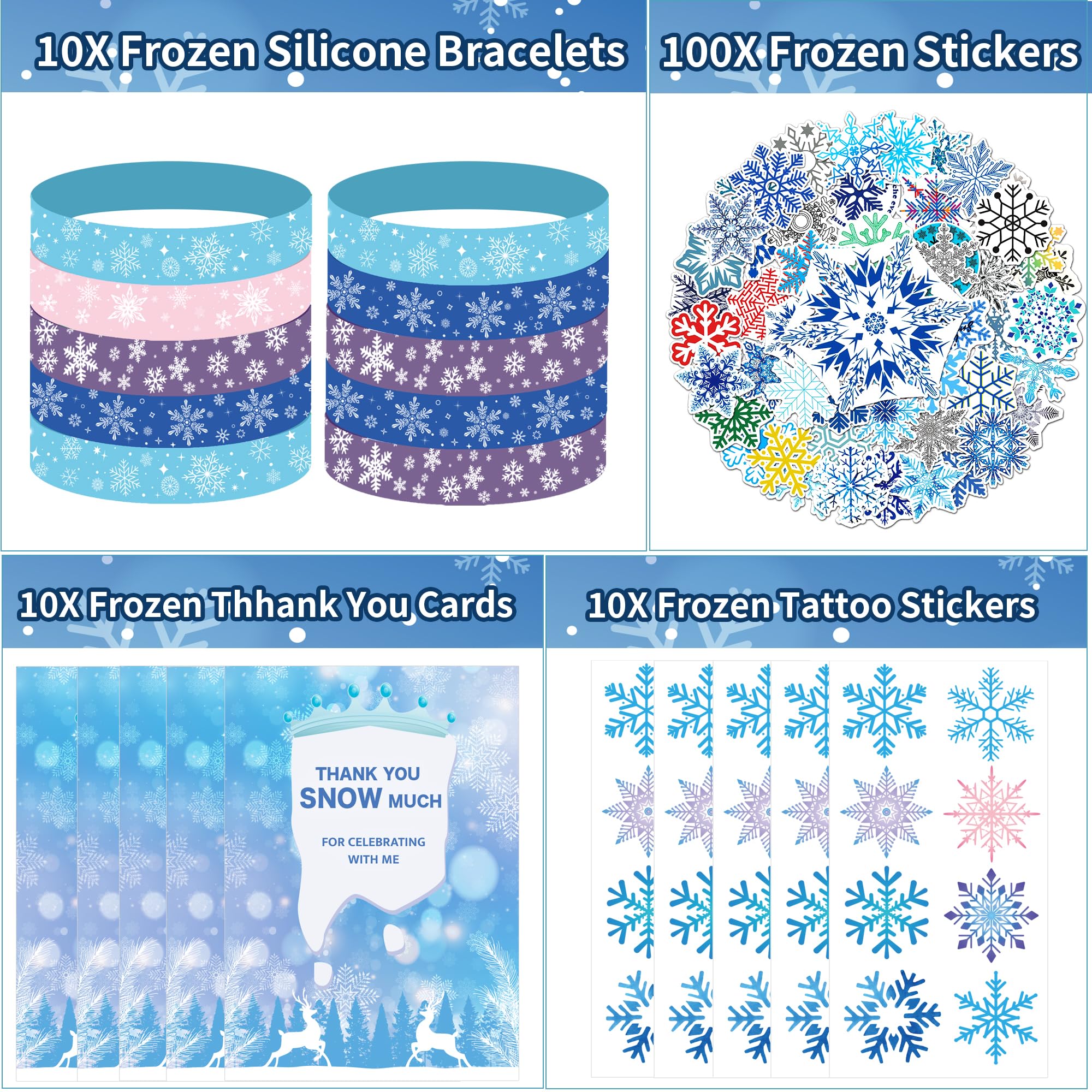 Fumogym Frozen gift-bags – ready-to-fill packs for smooth distribution at events.