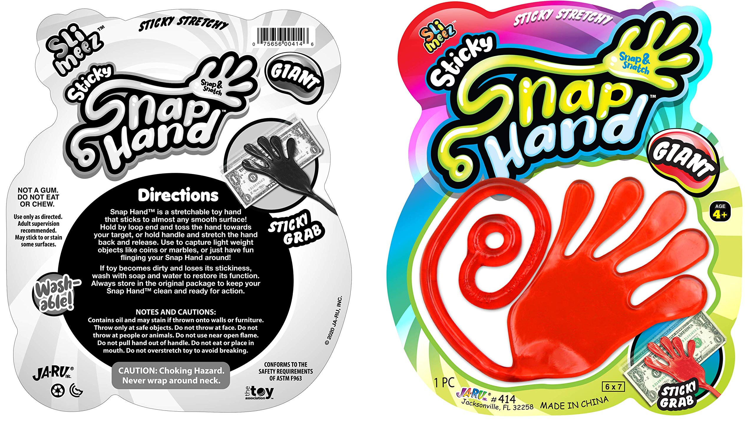 Fun A Ton bulk pack sticky hands suitable as prizes and goody fillers.