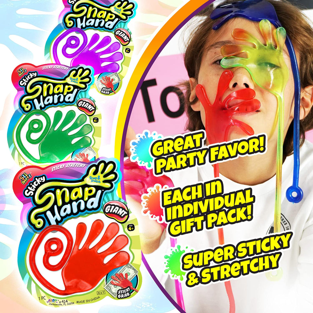 Fun a Ton giant snap hand packaging showing the 8-pack set