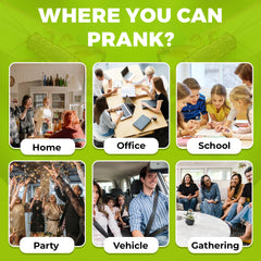 Office prank scenario with Frickin' Cricket prompts curious coworkers and laughter