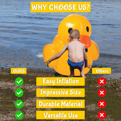 Fun Express premium vinyl duck designed for long-lasting outdoor use
