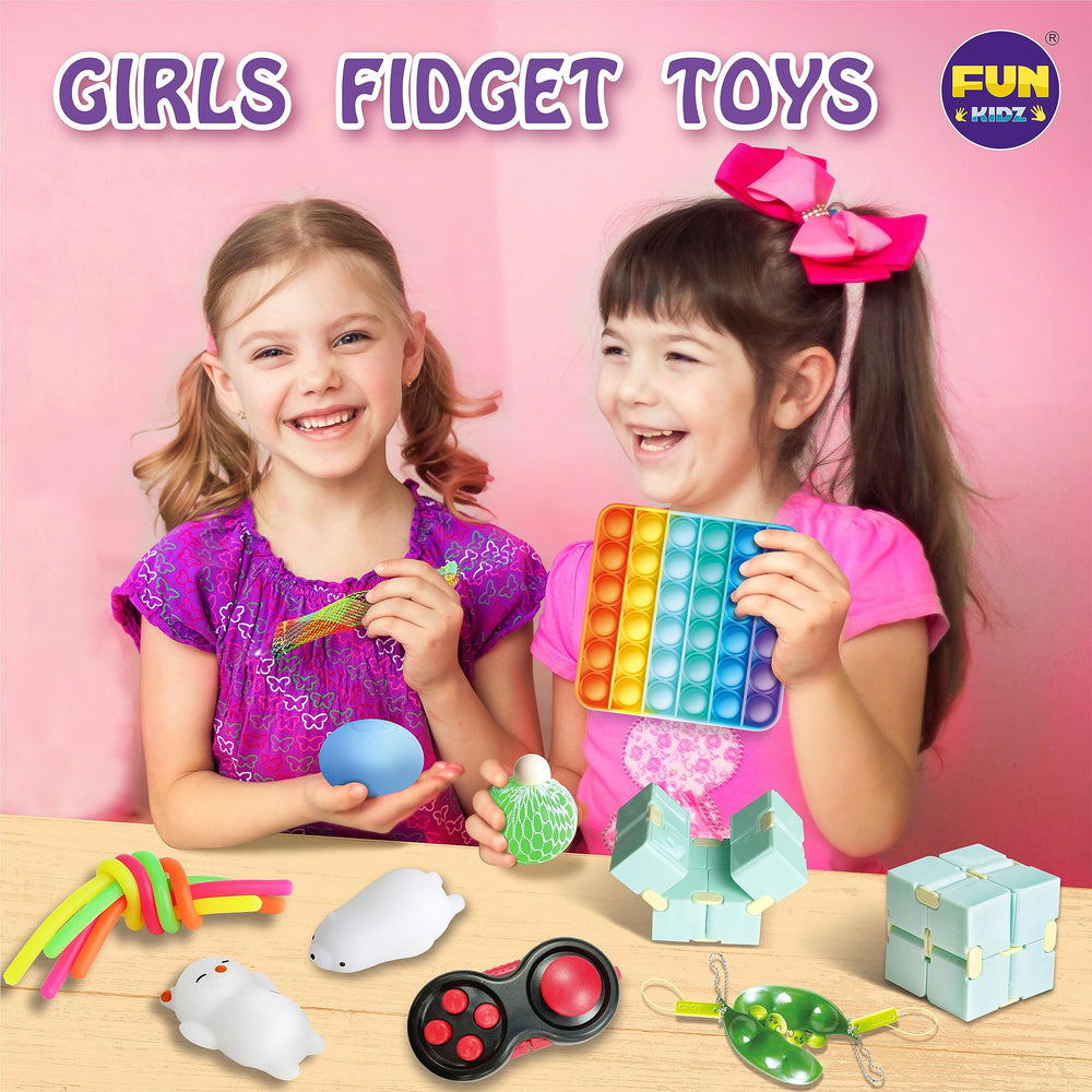 FUN KIDZ 24-piece fidget toy set designed to engage kids and support focus