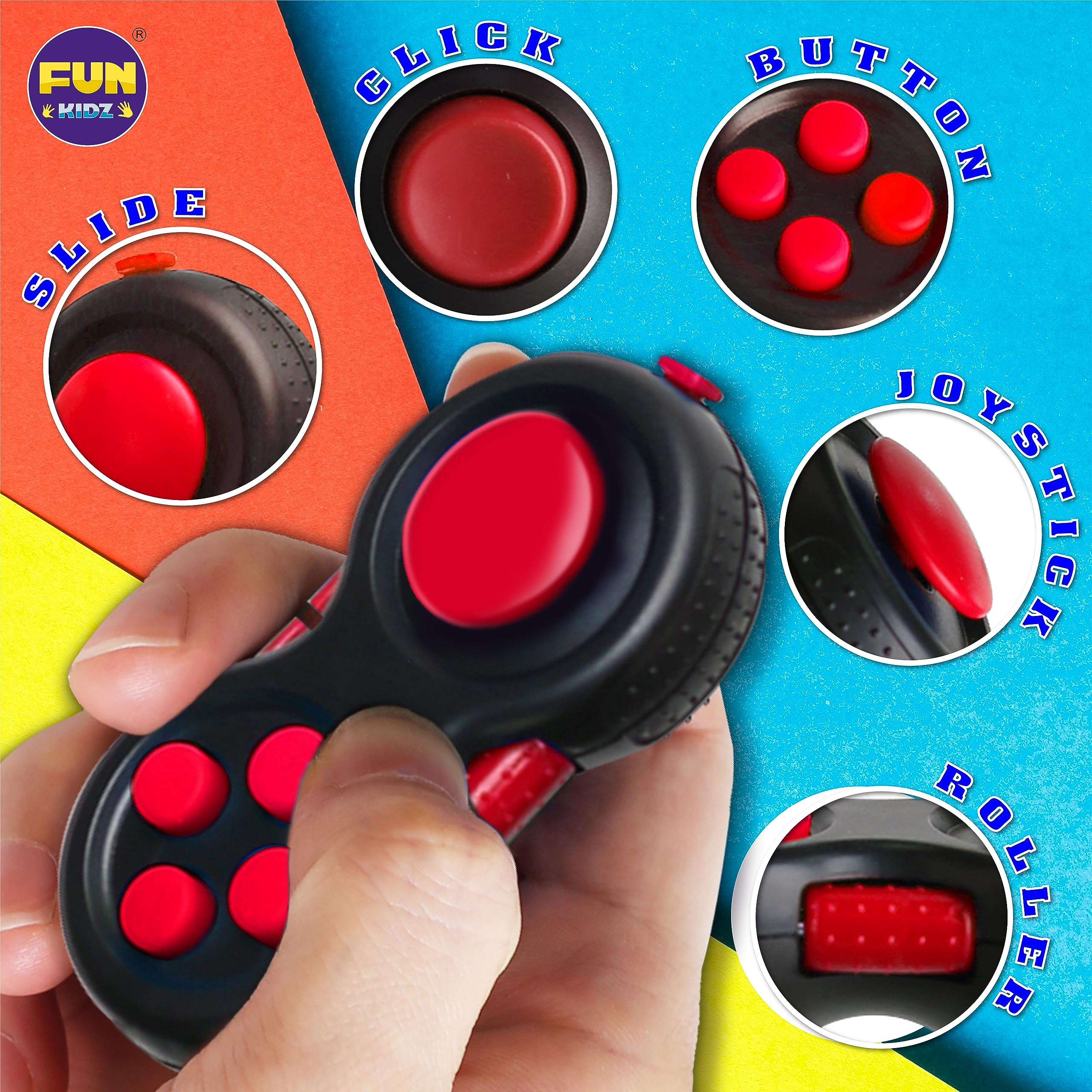 FUN KIDZ bubble popper toy provides satisfying sensory feedback on the go
