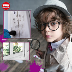 FUN KIDZ fingerprint collection cards document multiple impressions clearly
