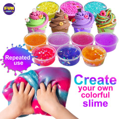 FUN KIDZ glow-in-the-dark slime adds night-time wow factor.