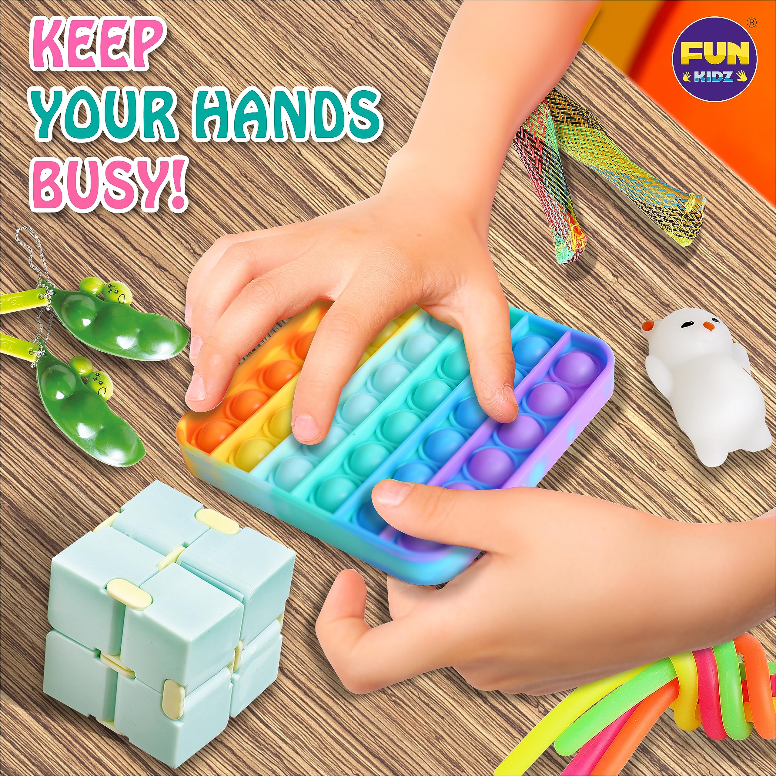 FUN KIDZ mochisquishies for tactile play and creative exploration