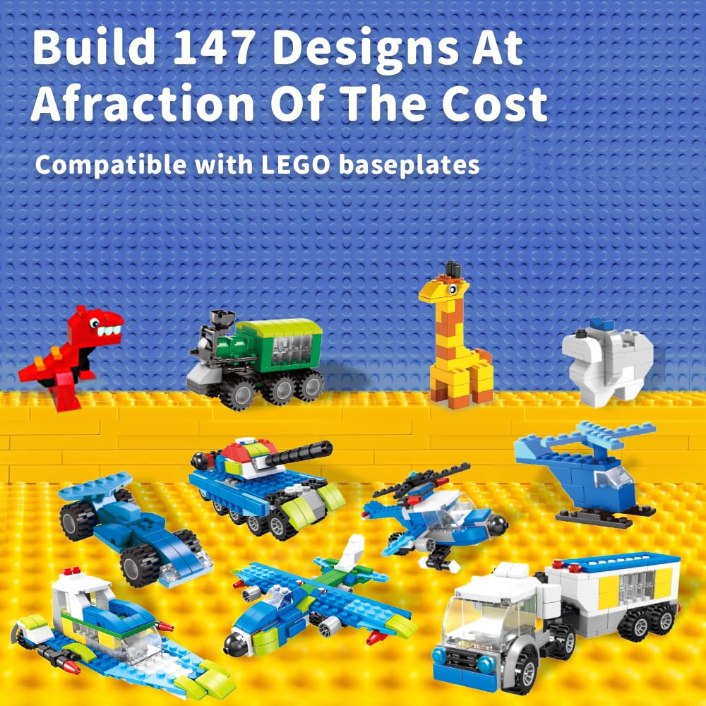 Fun Little Toys 147 shapes collection showcases diverse pieces for unique structures and learning.