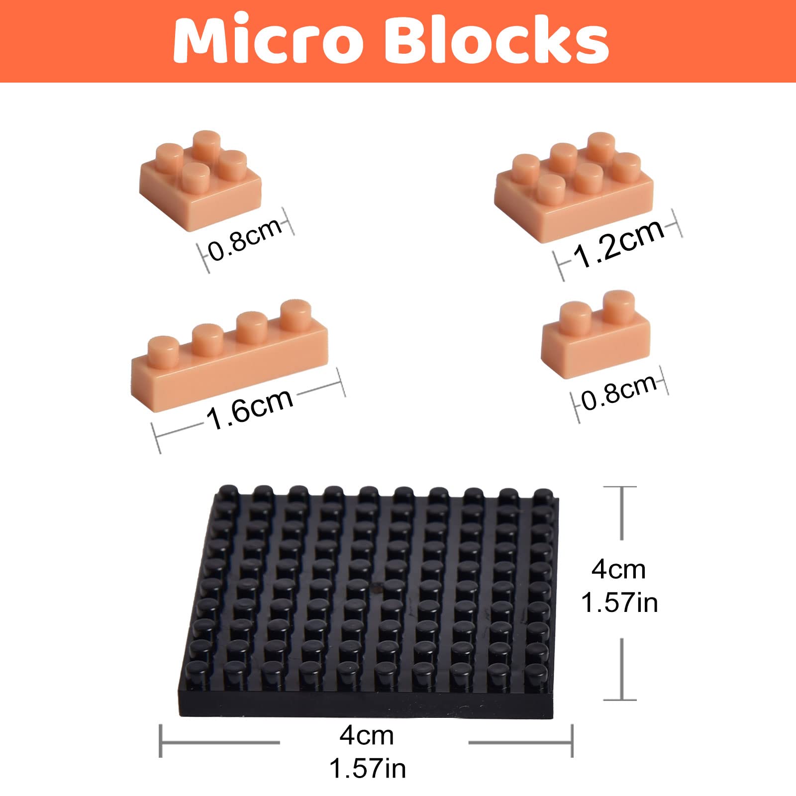 FUN LITTLE TOYS ABS plastic blocks ensuring safe, durable play