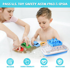 Fun Little Toys bath set ideal for bathtub, pool, or beach play.
