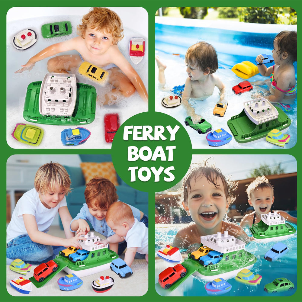 FUN LITTLE TOYS bath-time scene with toys in water for cool play
