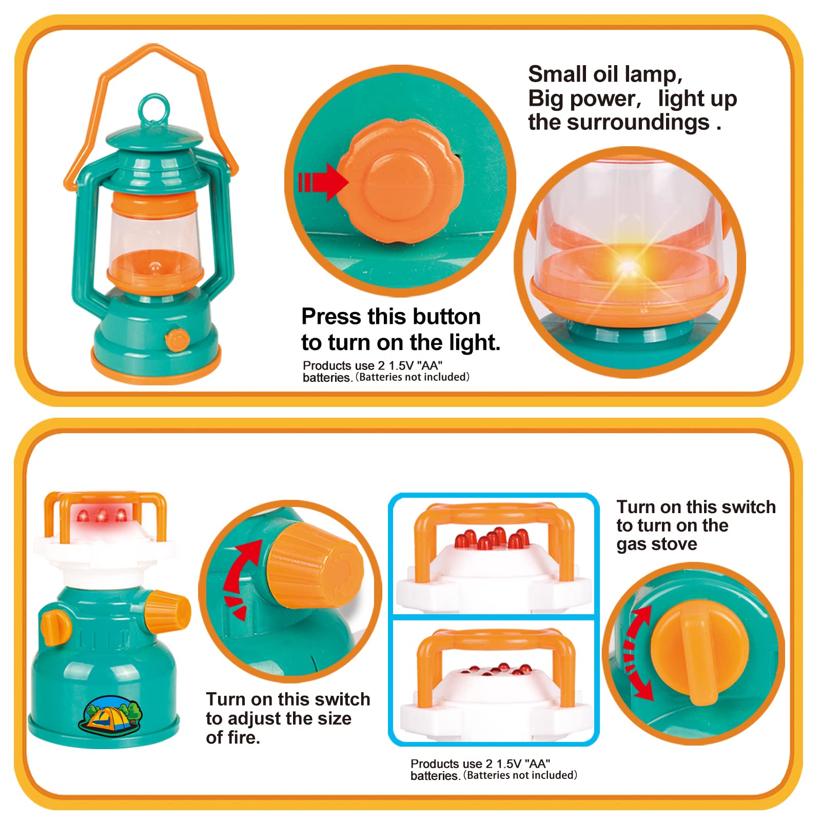 Fun Little Toys binoculars invite kids to spy tiny details during explorations.
