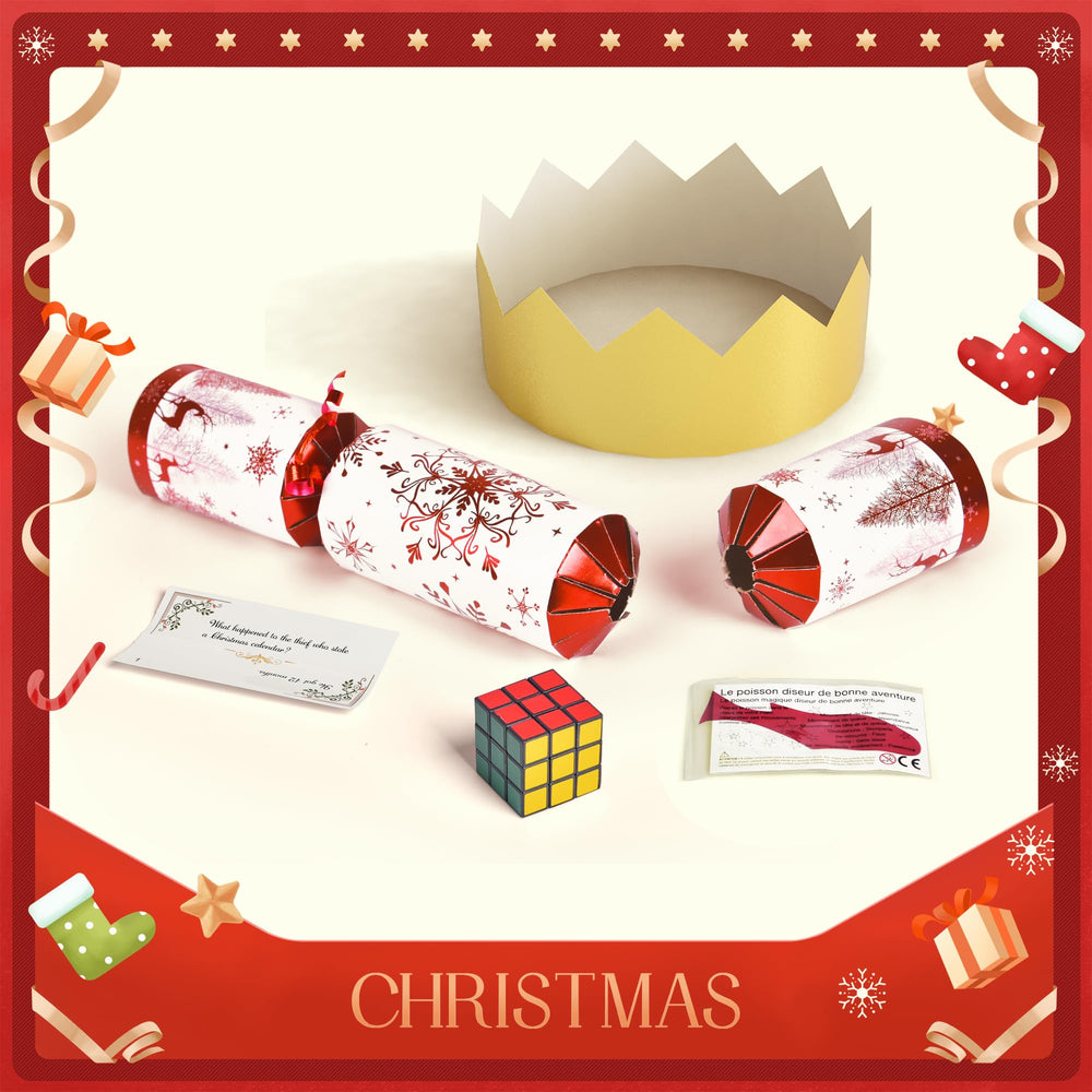 FUN LITTLE TOYS Christmas crackers with jokes for lighthearted holiday fun