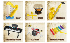 FUN LITTLE TOYS colorful instrument blocks stimulating pretend play