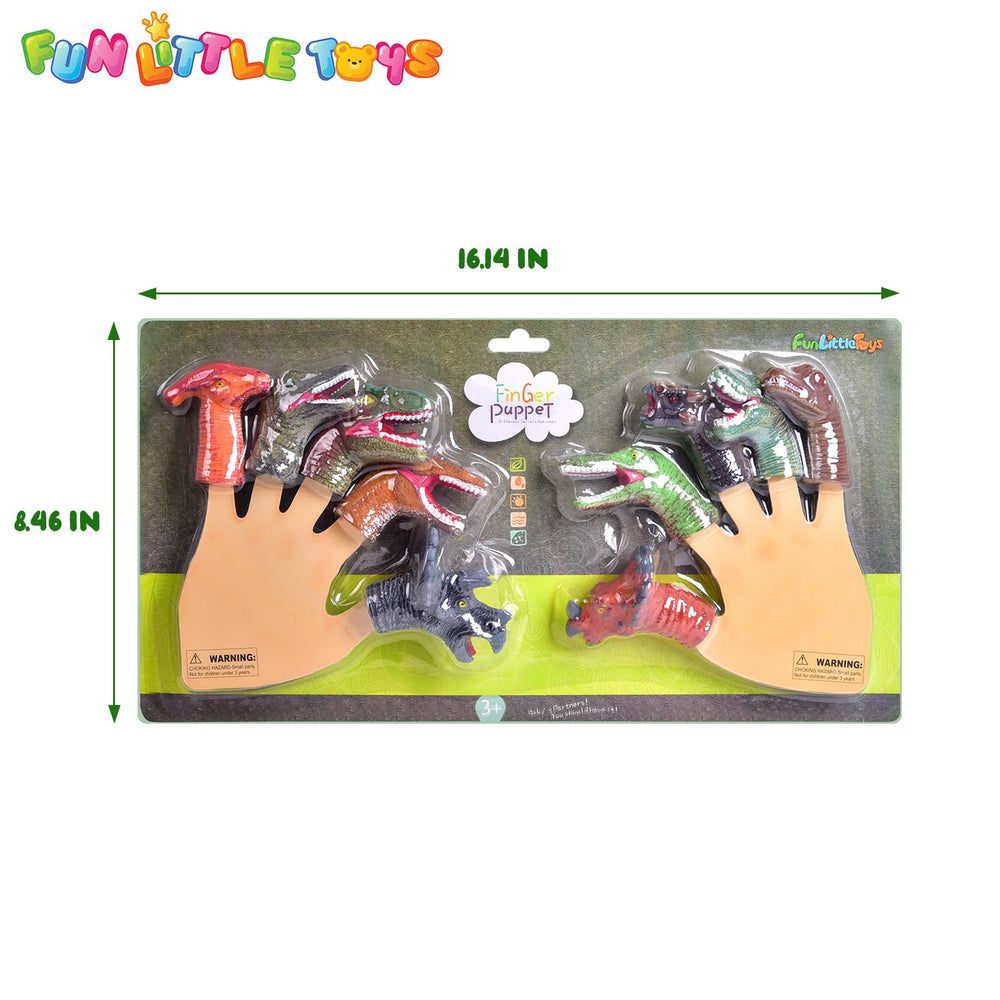 Fun Little Toys Spinosaurus puppet vivid details invite interactive games.