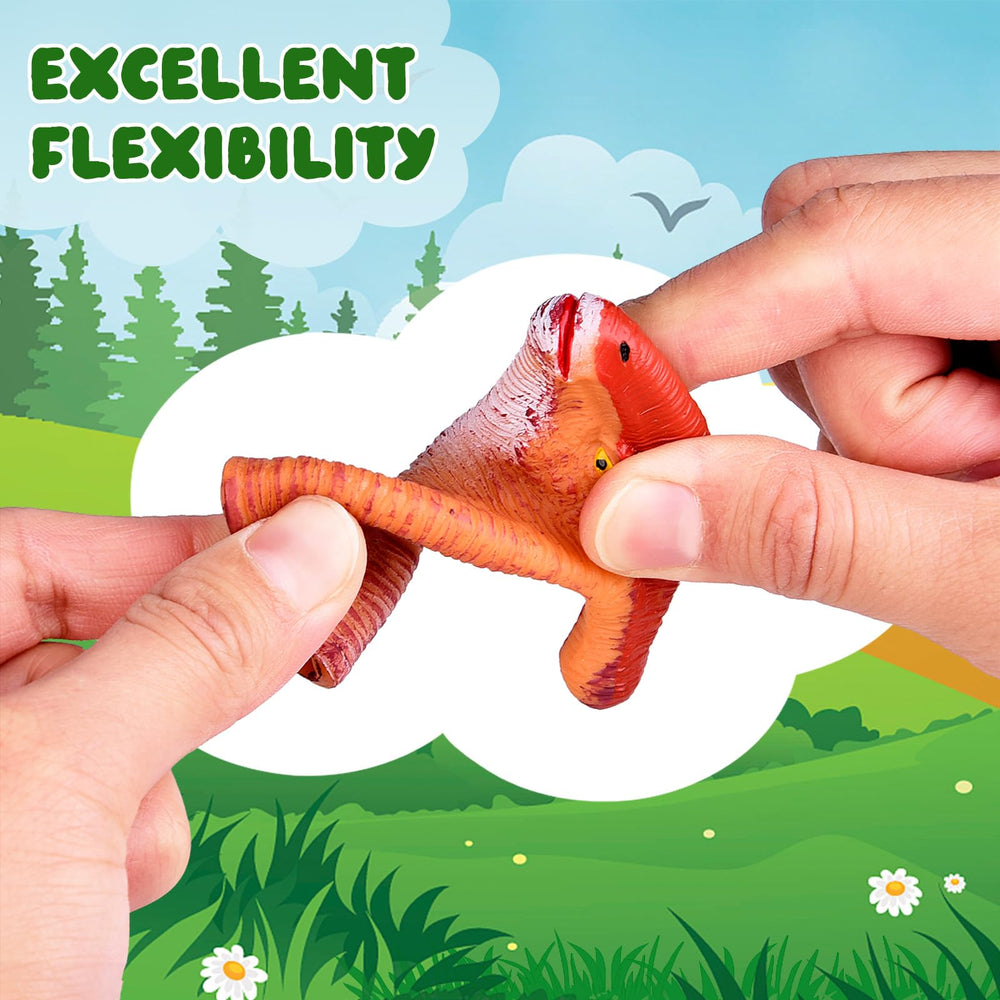 Fun Little Toys Stegosaurus puppet bright colors inspire play.