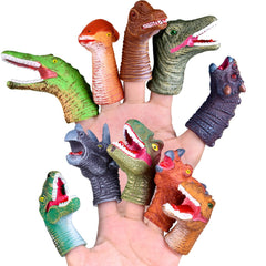 Fun Little Toys Tyrannosaurus puppet close-up sparks imagination.