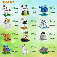 FUN LITTLE TOYS penguin model building block enhances pattern recognition and playtime fun.