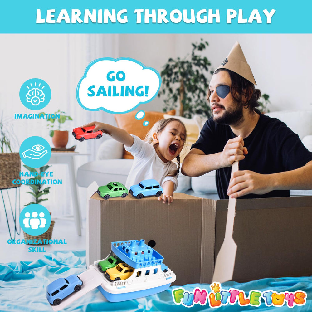 Fun Little Toys vibrant colors enrich toddler water play experiences.