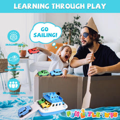 Fun Little Toys vibrant colors enrich toddler water play experiences.