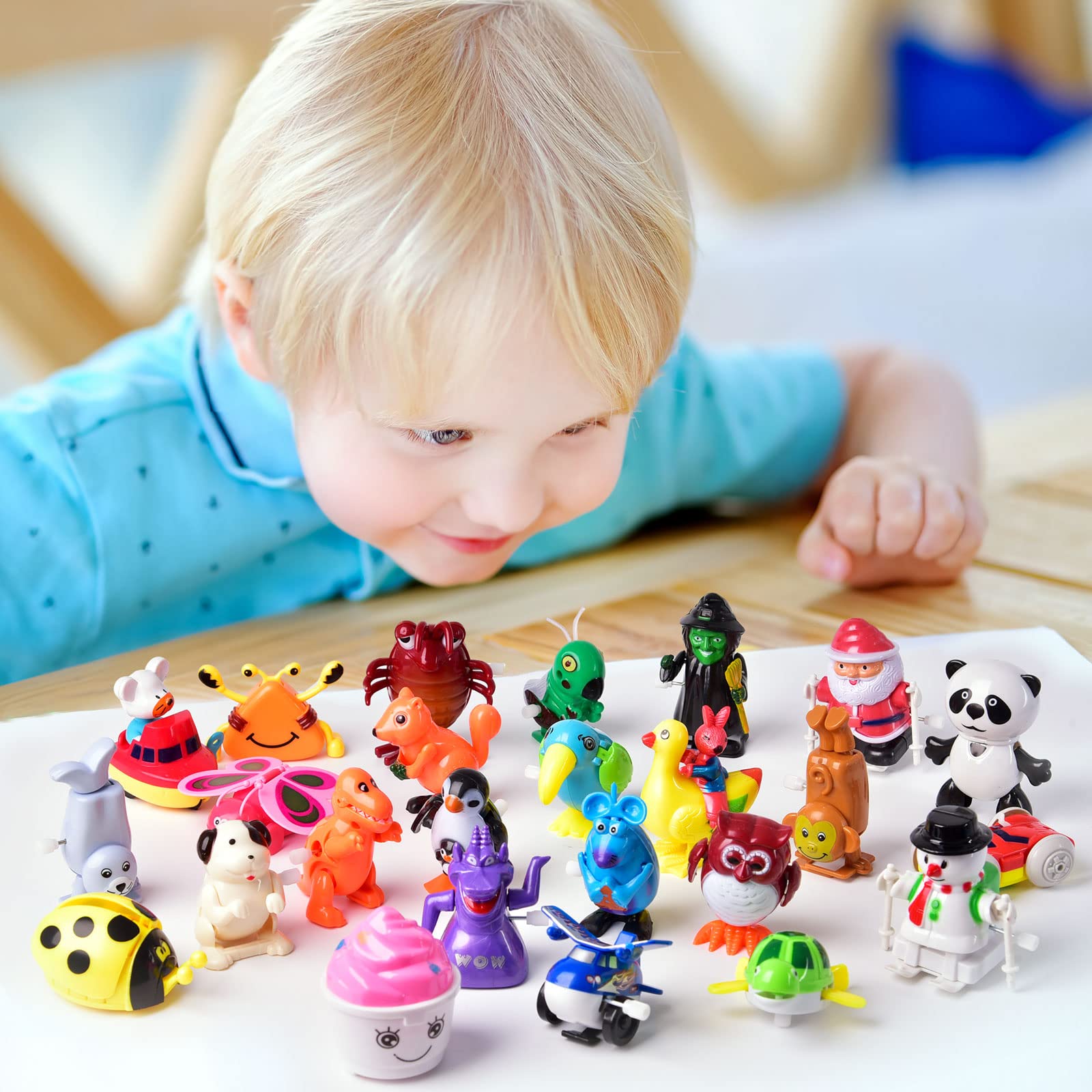 Fun Little Toys wind-up butterfly flutter motion invites imaginative pretend.