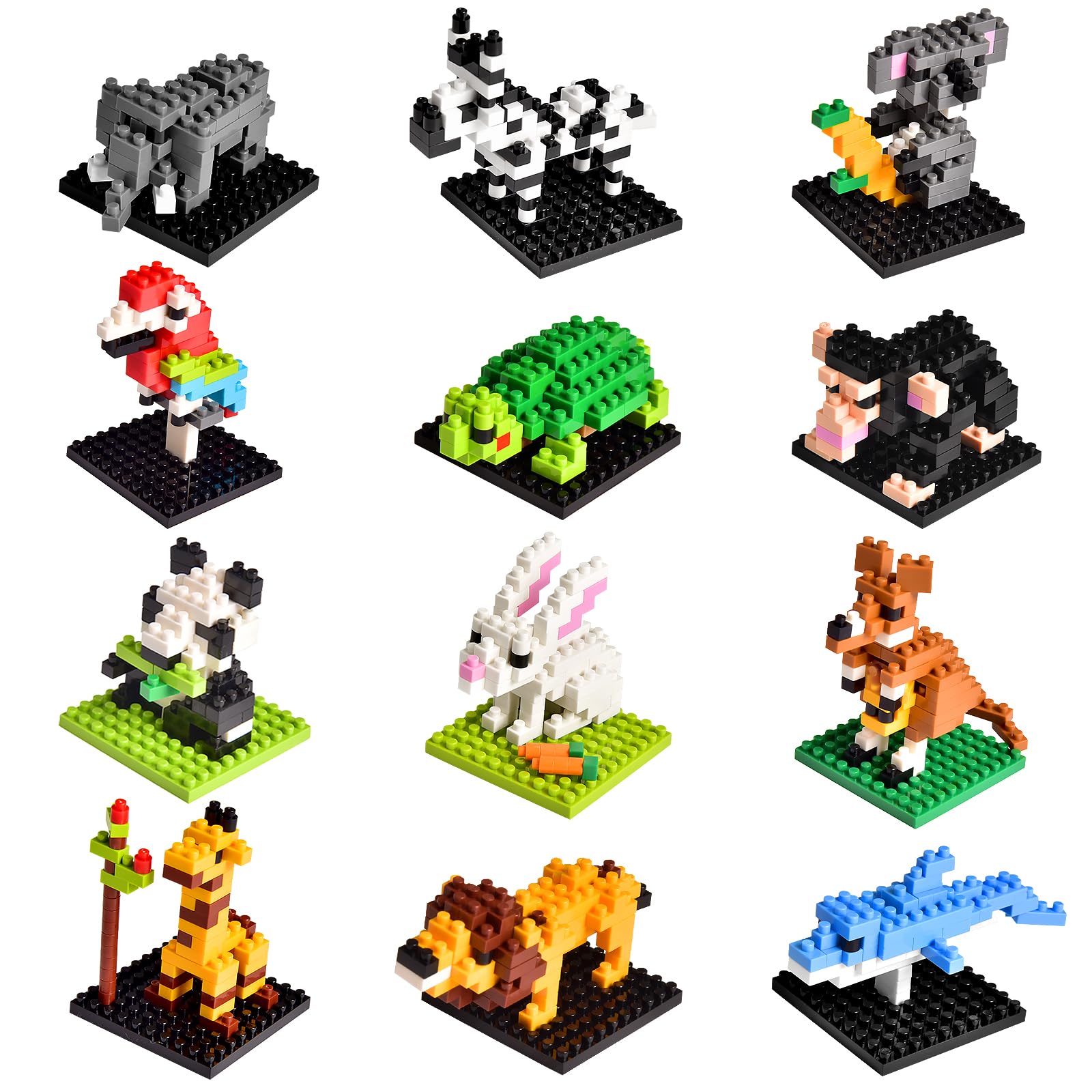 Fun Little Toys chimpanzee blocks for creative play and fine motor skills.