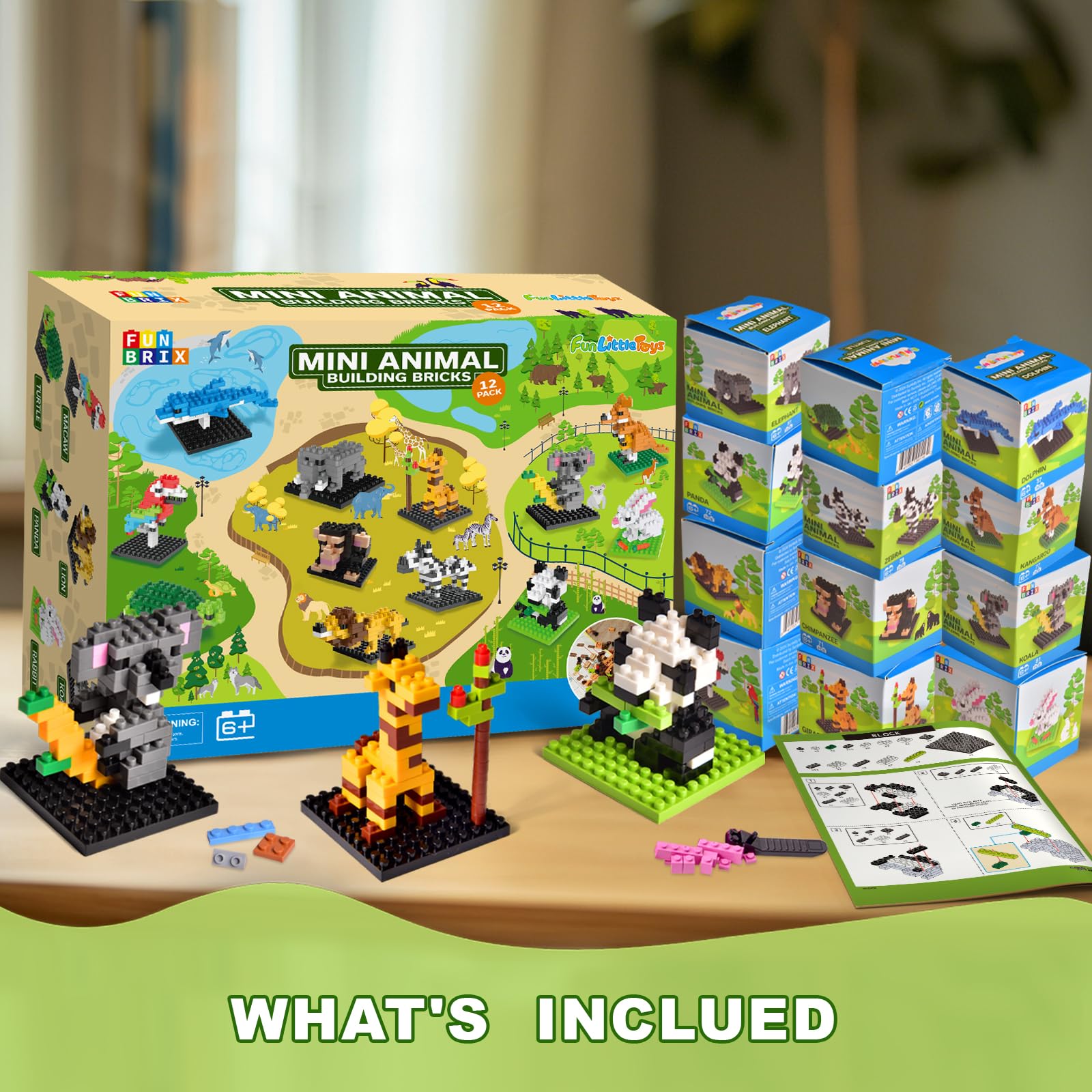 Fun Little Toys turtle blocks provide calm, constructive playtime.
