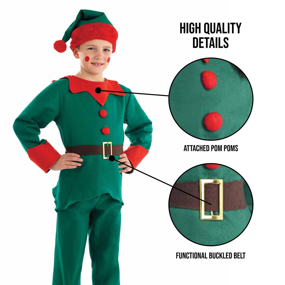 Fun Shack elf costume buckled belt adds classic holiday detail