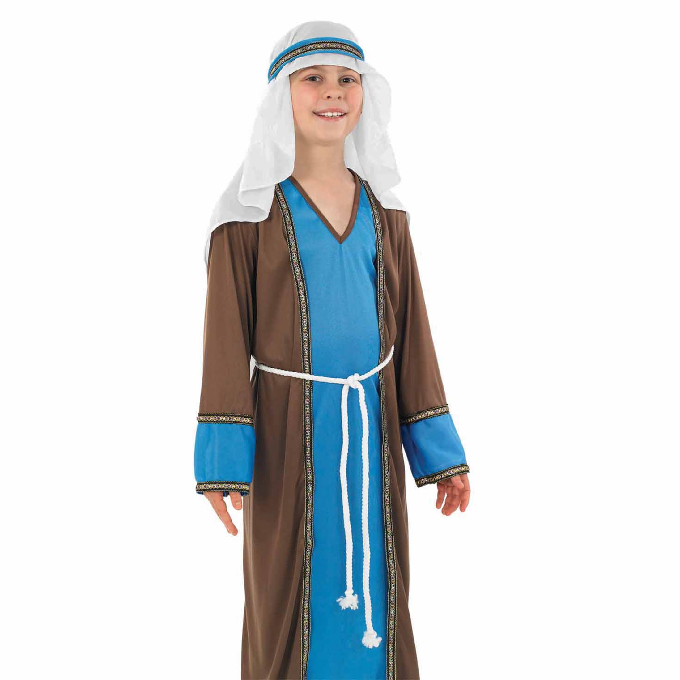 Fun Shack St Joseph white rope belt for easy sizing and comfortable wear.