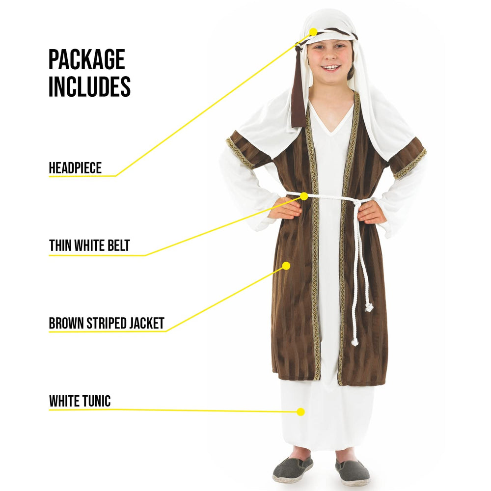Fun Shack White tunic component offers lightweight comfort during long performances.