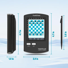 FunAiChess long-lasting power with 3 AAA batteries on demand.