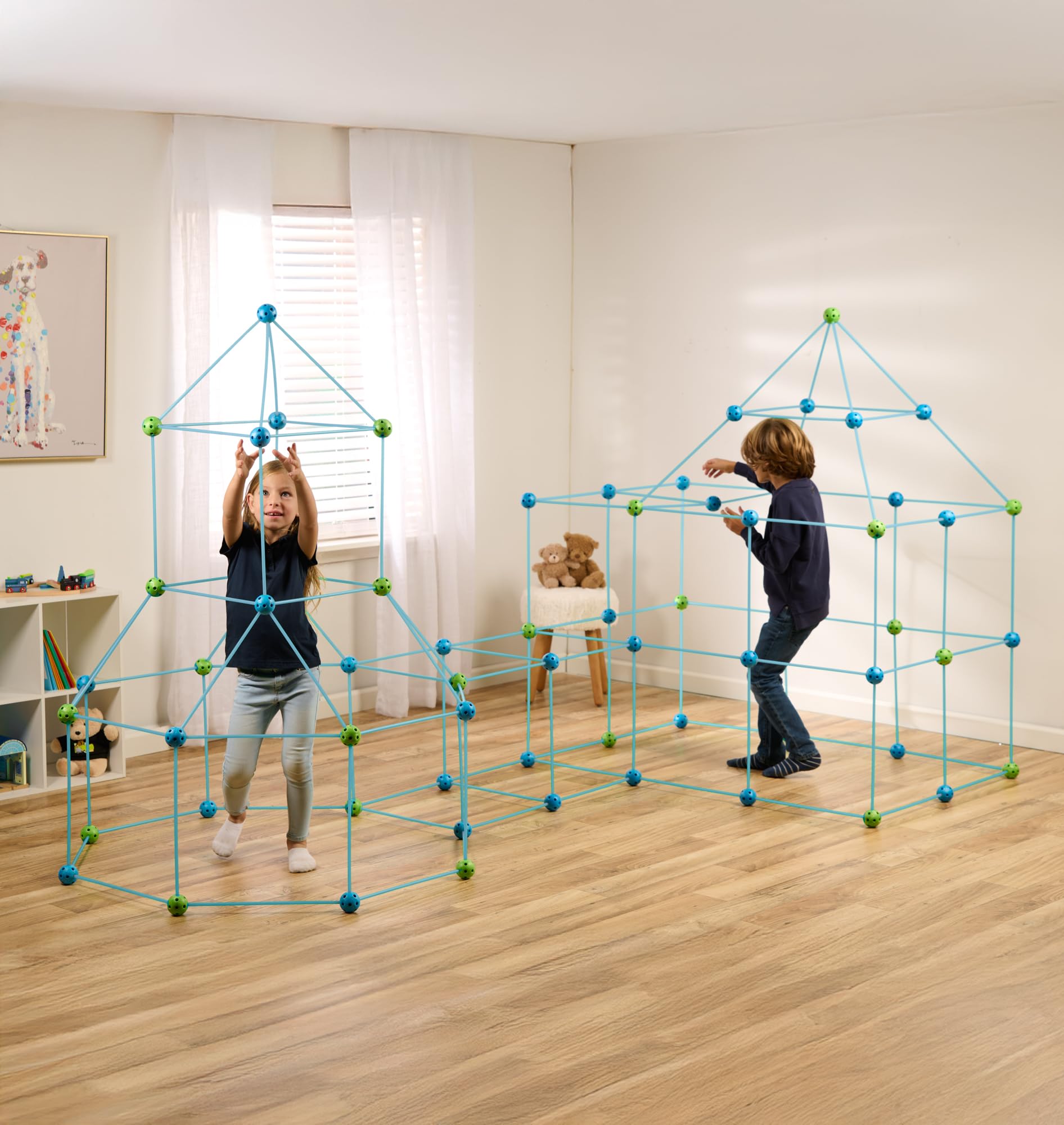 Lightweight FUNbelievable parts stored neatly between play sessions