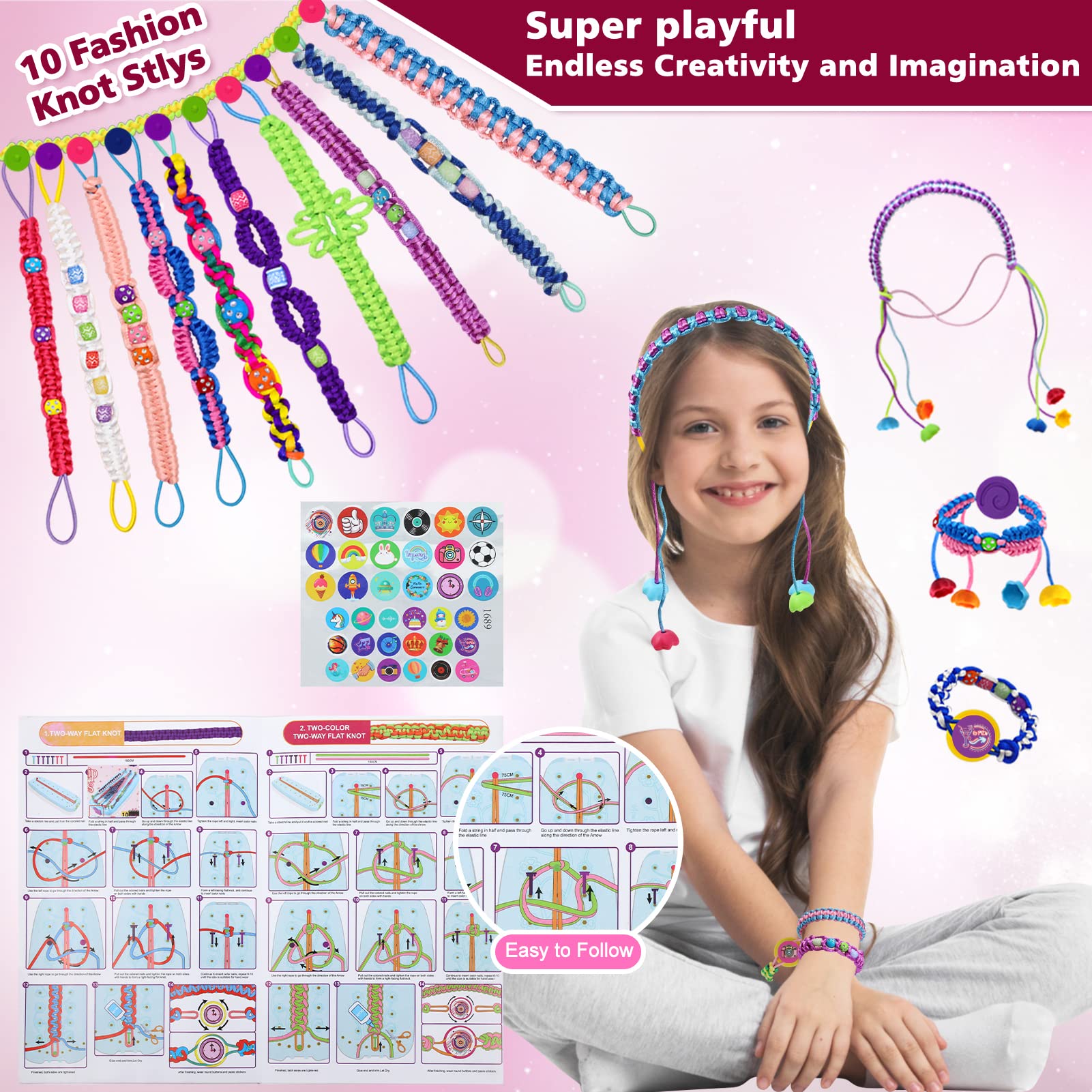 Funbud portable loom bracelet kit on the go lets kids create anywhere.