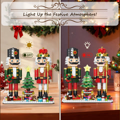 FunBuild LED Christmas tree lights rotate to create a cozy room ambience.