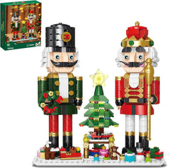 FunBuild nutcracker soldiers duo for festive storytelling and display in living rooms.