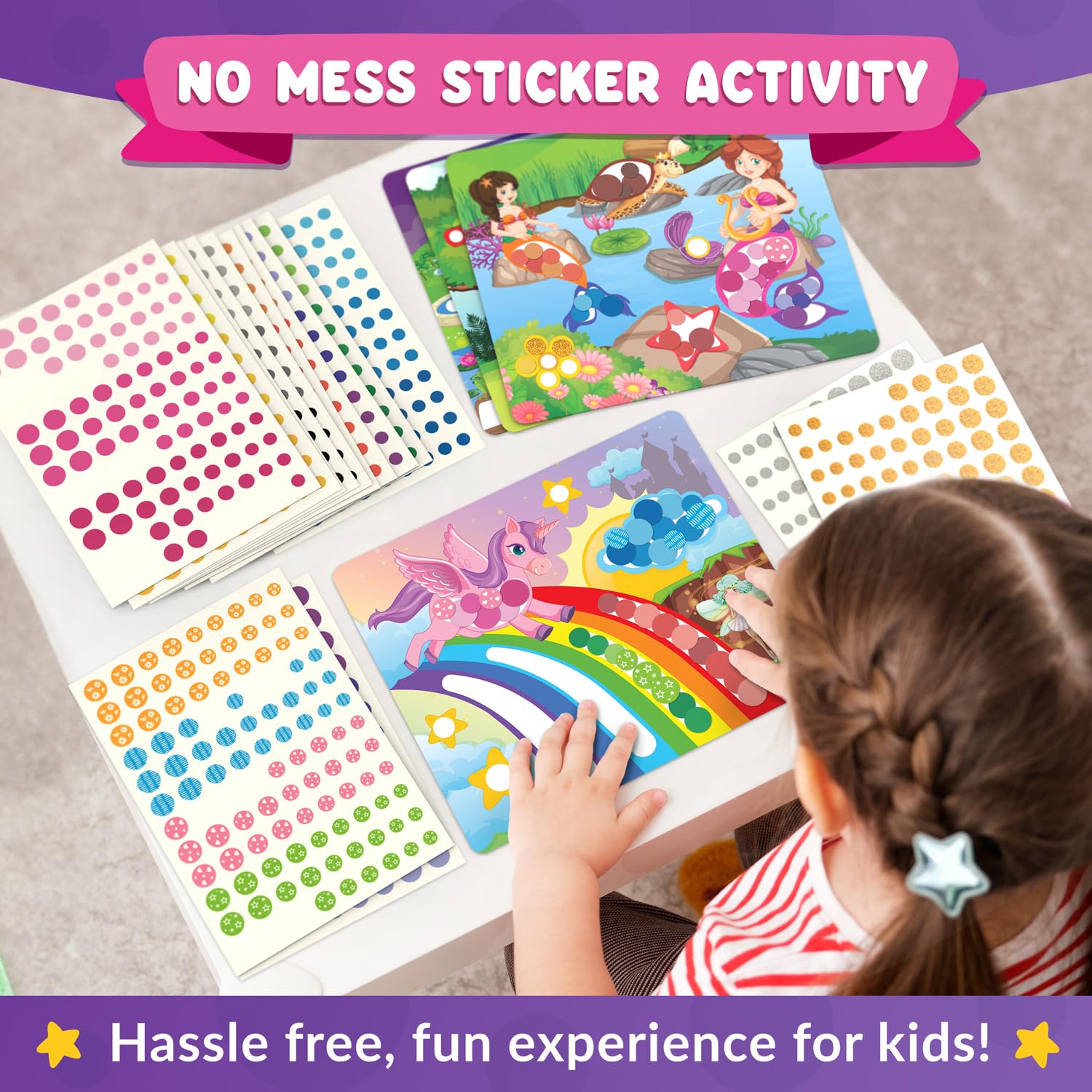Funcils Dot Sticker Pack offers a versatile decorating toolkit