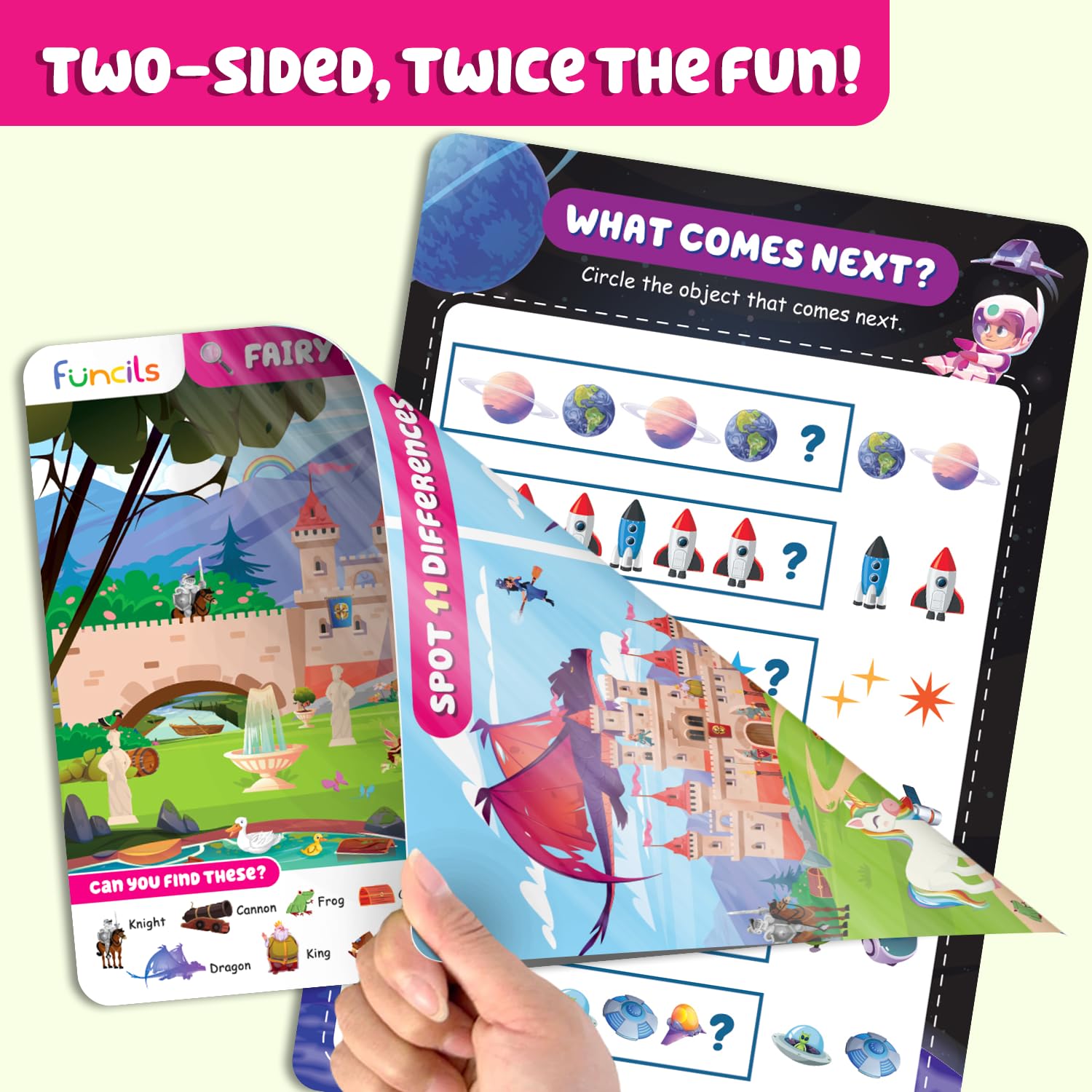 Funcils Seek and Find vocabulary mats offer engaging language-building activities