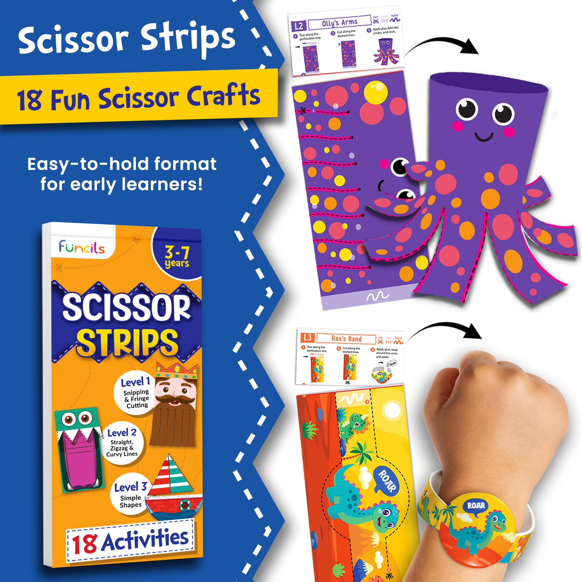 Funcils smiley stickers add encouragement during activities