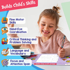 Funcils travel-friendly-education-toys ideal for car rides and quiet activities.