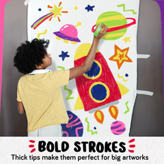 Funcils travel-friendly sticks with secure caps for on-the-go art