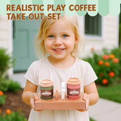 FUNCREVITY coffee cups and spoons support sharing and kitchen pretend play