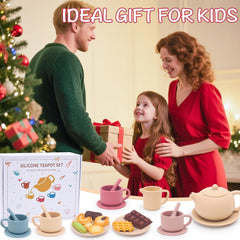 FUNCREVITY pretend play scene with tea set fuels imagination