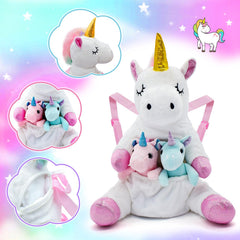 FUNCREVITY tiny chain on baby unicorn doubles as a pendant for bags.