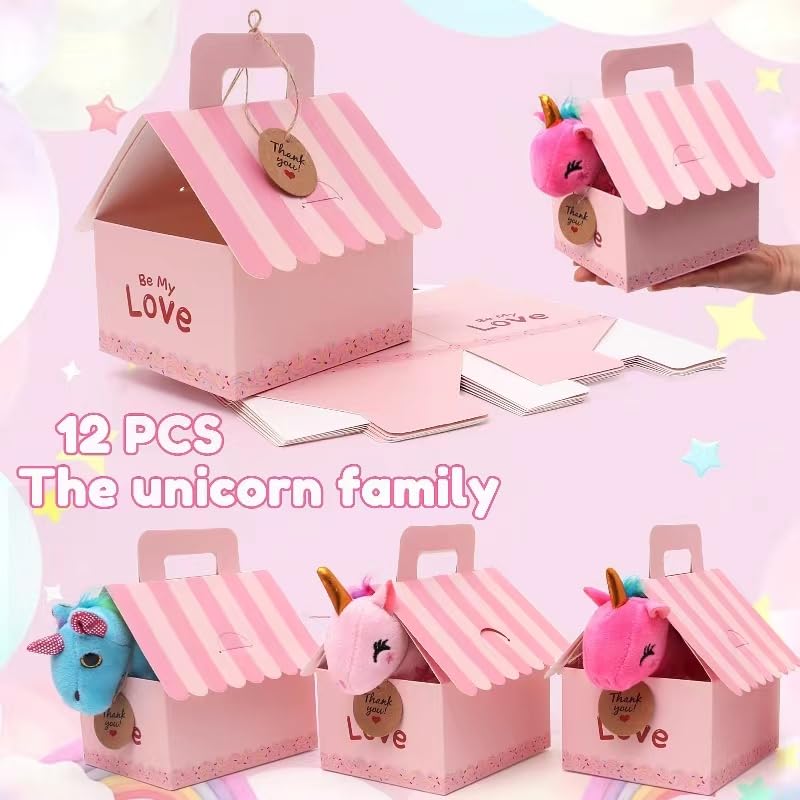Funcrevity unicorn plush keychain: attach to backpacks or keys for whimsy on the go.