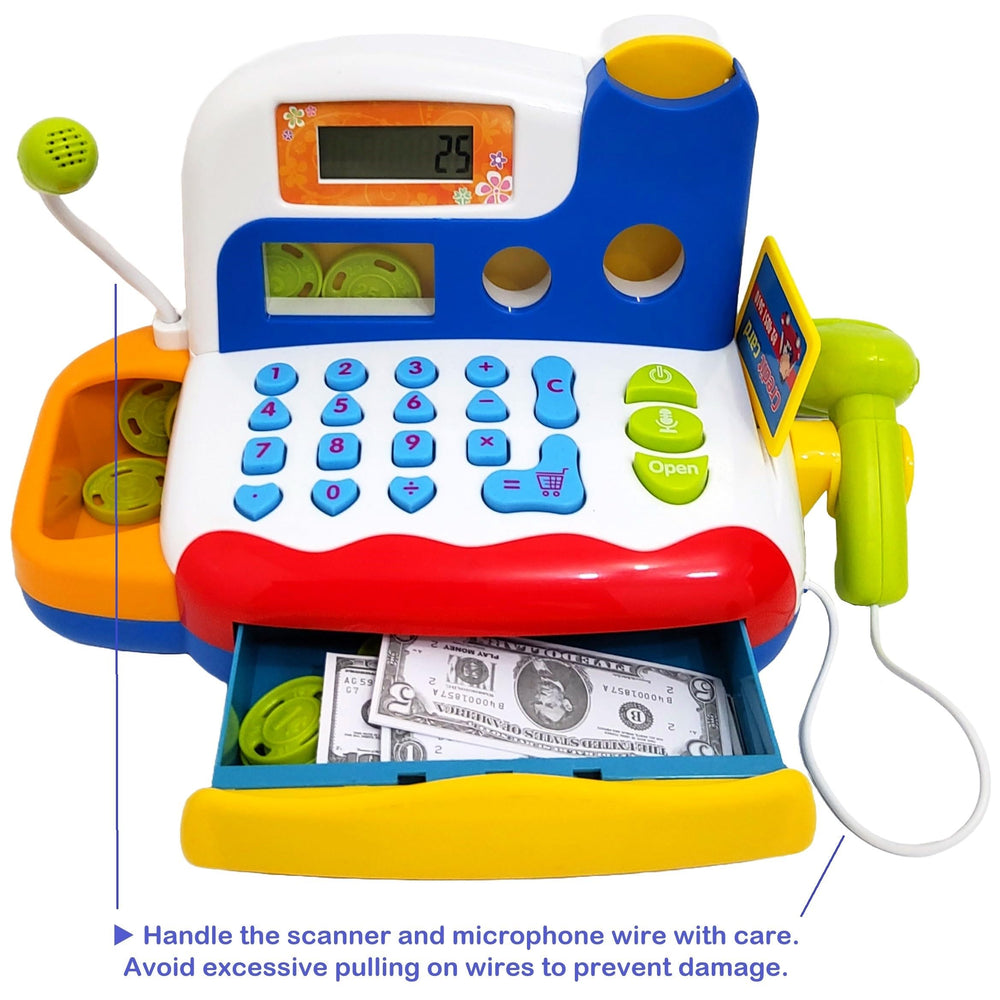 FUNERICA play money and coins enable realistic checkout experiences.