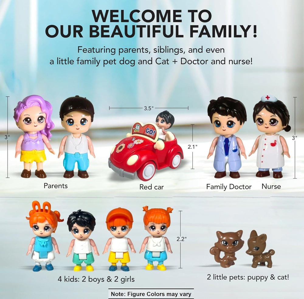 FUNERICA kids figures with movable limbs enable dynamic scenes