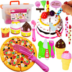 FUNERICA pizza-set play food in bright colors inspires imaginative pretend meals
